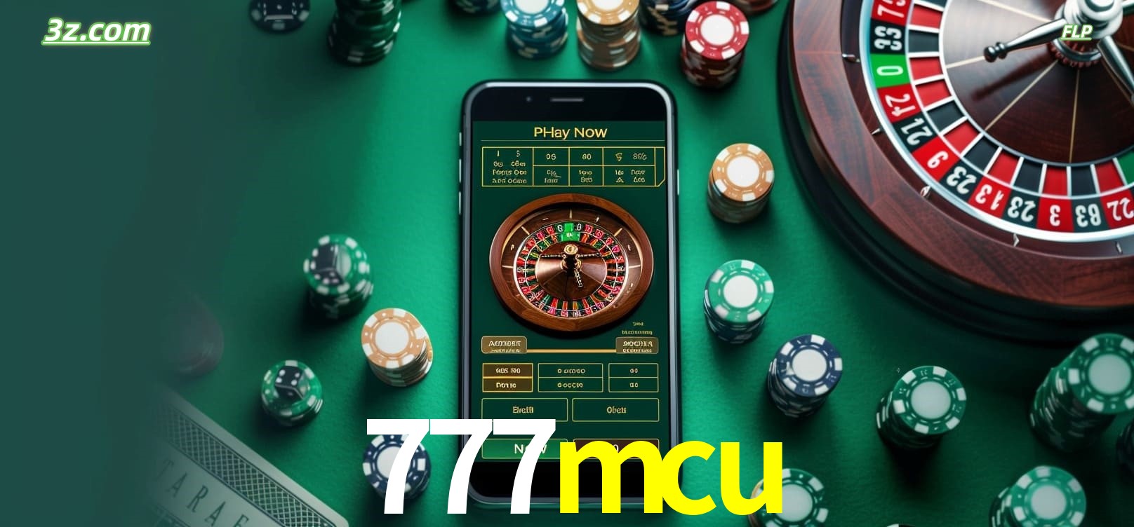 Roleta online no cassino 777mcu disponível em celular e computador
